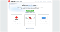 Desktop Screenshot of browsercheck.qualys.com