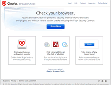 Tablet Screenshot of browsercheck.qualys.com